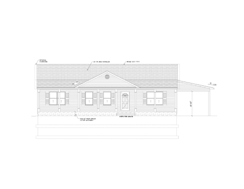 A completed CORELOT home in Virginia